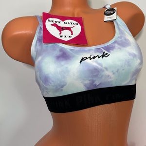 Victoria’s Secret PINK L Logo Sports Bra Floral